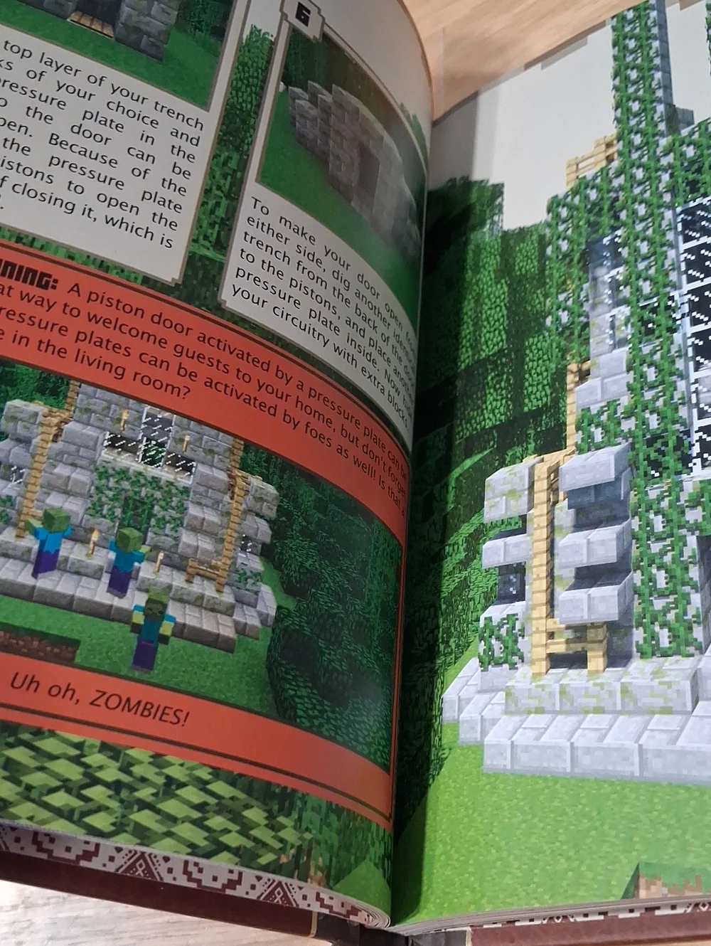Minecraft Official Redstone Handbook - Brown and Gold Hardcover by Mojang